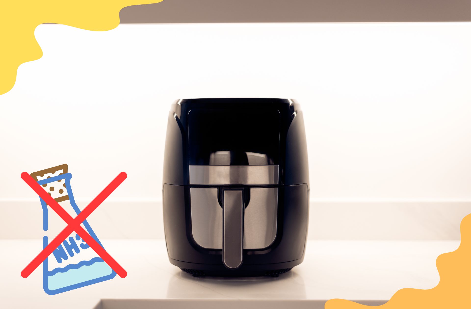 Airfryer schoonmaken ammoniak
