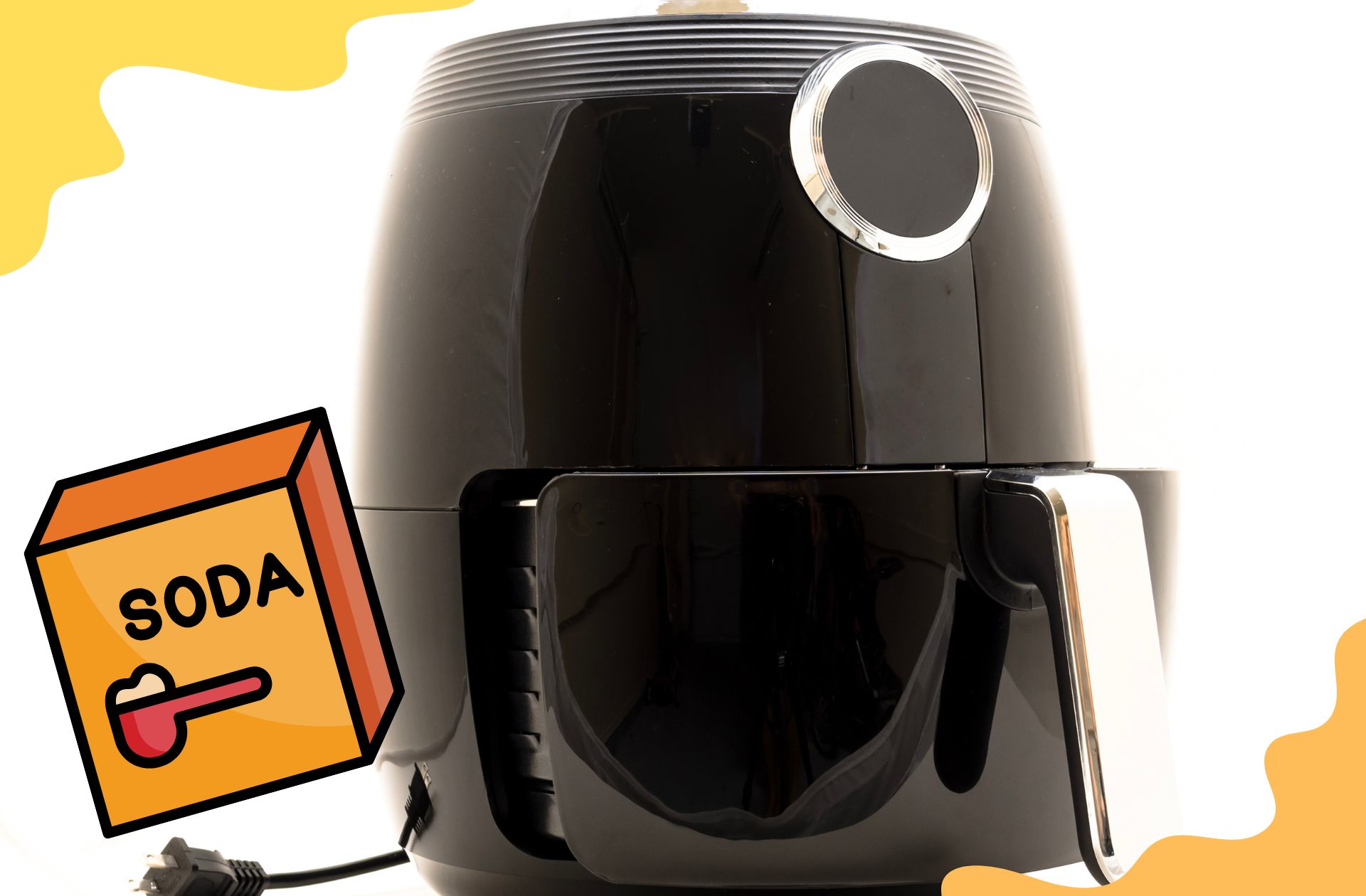 Airfryer schoonmaken baking soda