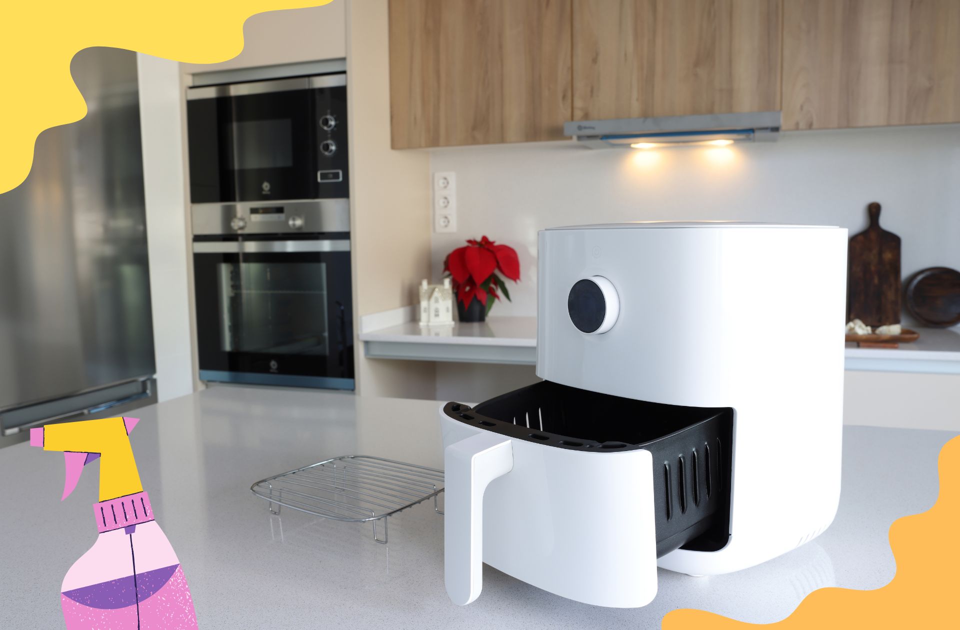 Airfryer schoonmaken dasty