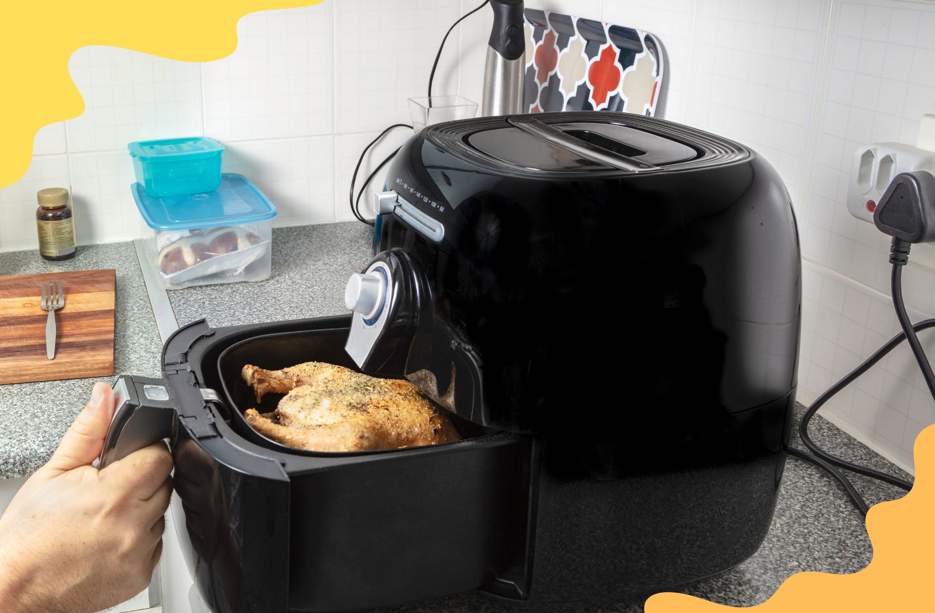 Airfryer verwarmingselement schoonmaken