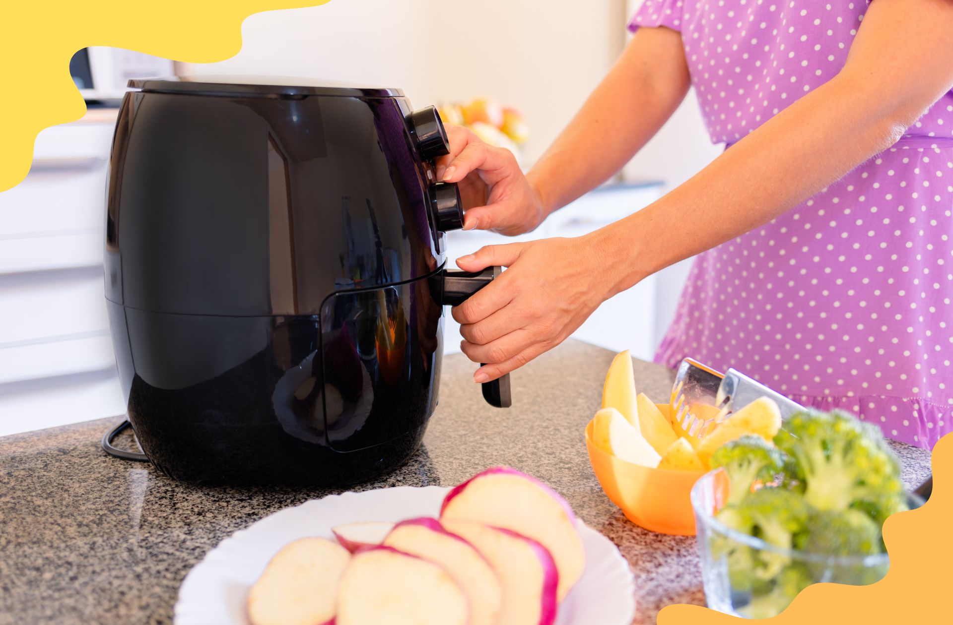 Lifehack airfryer schoonmaken